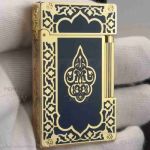 AAA Replica S.T. Dupont Ligne 2 Yellow Gold And Black Finish Lighter